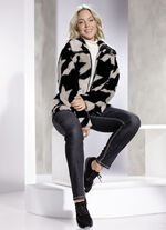 Jeans mit Ziern&auml;hten und Strasssteinen SCHWARZ