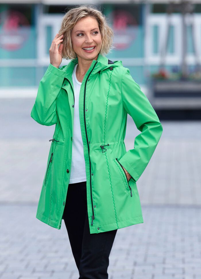 Jacke mit umschlagbaren &Auml;rmeln 