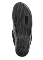 Laurina Pantoffel aus changierendem Cord-Material mit Filzbesatz GRAU