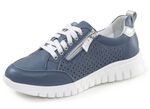 ELENA EDEN, sommerliche Damen-Sneaker, Weite H, mit herausnehmbarem Fussbett JEANS-SILBER