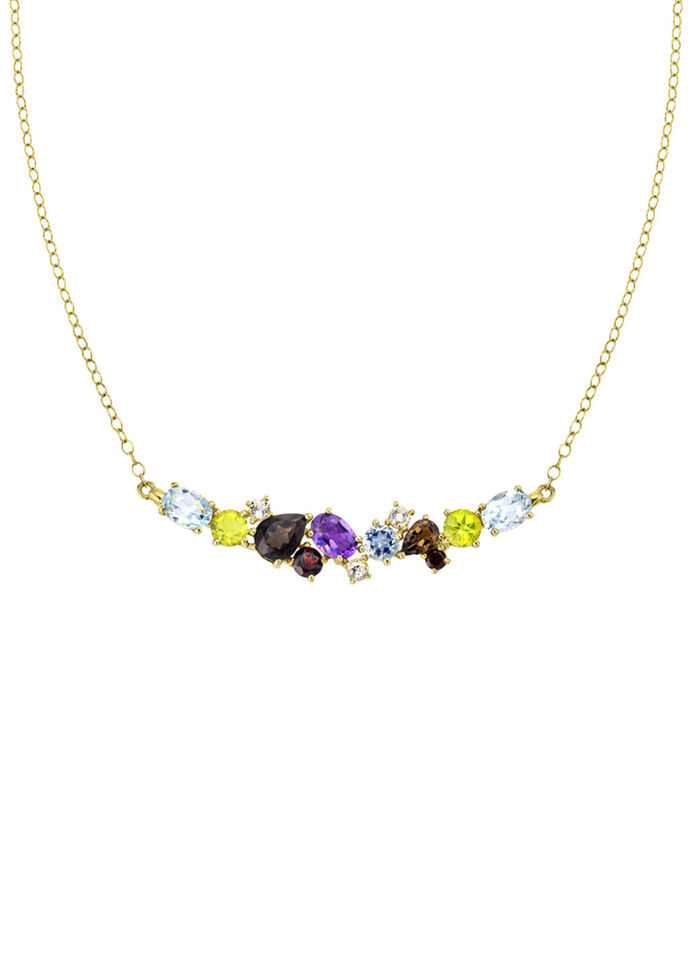 Wundersch&ouml;ne Halskette in Multicolor 