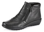 Gemini Stiefelette aus Rind-Nappaleder SCHWARZ