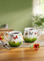 Henkelbecher aus hochwertigem Porzellan 