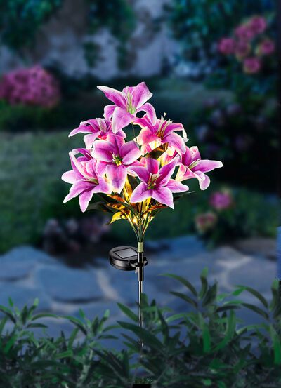 Solarstecker &raquo;Lilien&raquo; 