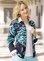 Strickjacke in Jacquard-Dessin 