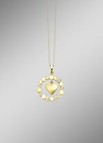 Süsser Herz-Anhänger mit Zirkonia 