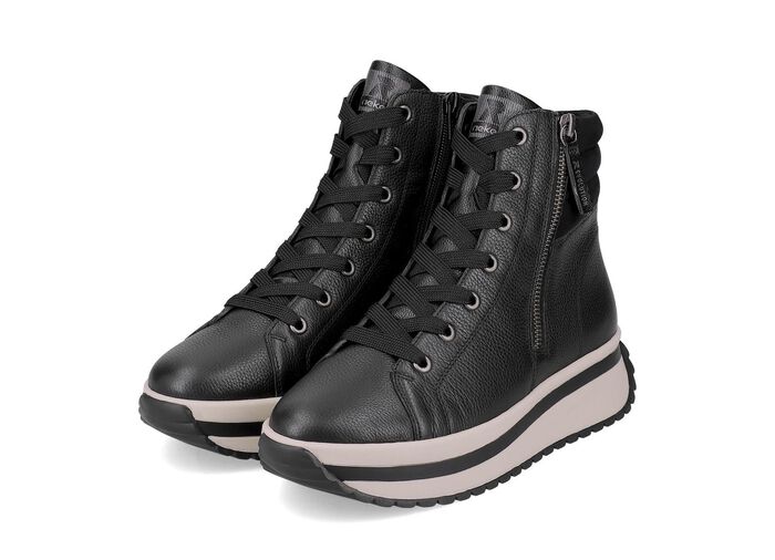 Rieker, trendige Damen-Boots, Winterschuhe, mit herausnehmbarem Fu&szlig;bett 