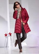 Kurzmantel mit abnehmbarer Kapuze 