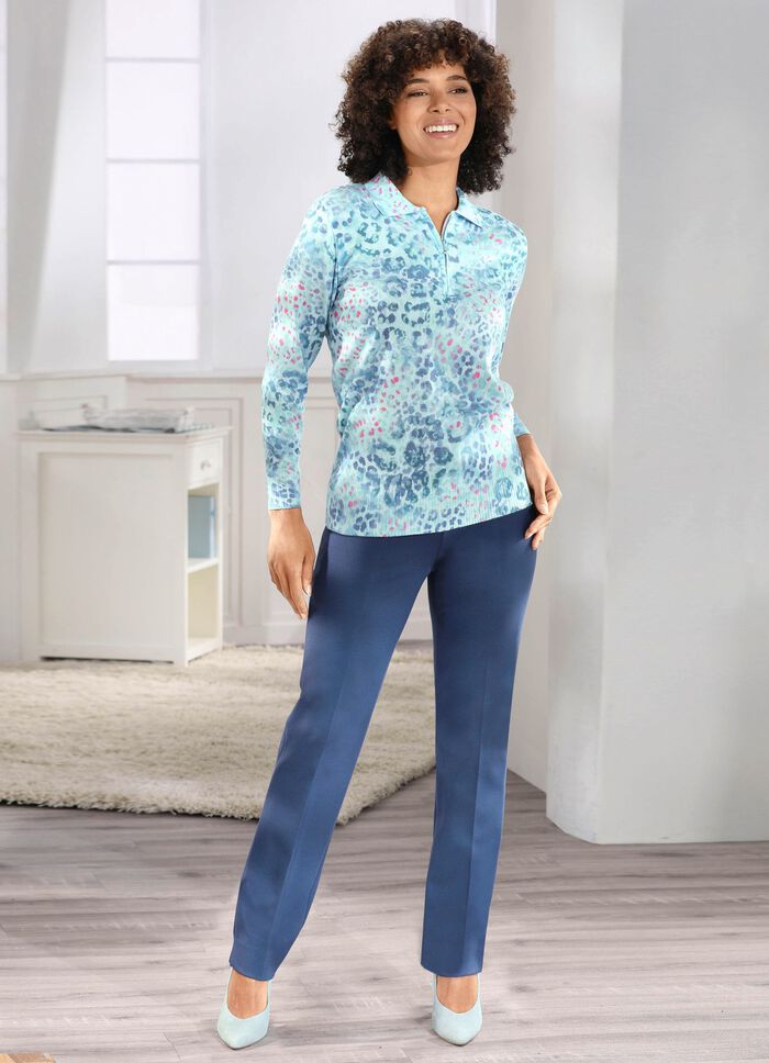 Pullover in weich fliessender Qualit&auml;t 