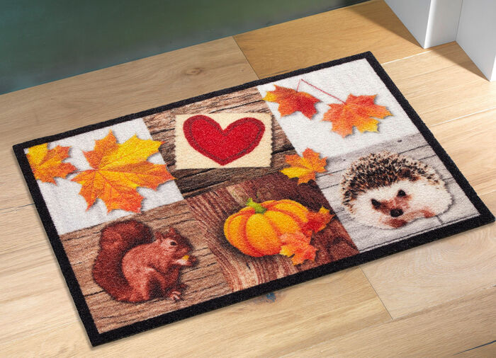 Fussmatte mit rutschhemmender Rückseite 