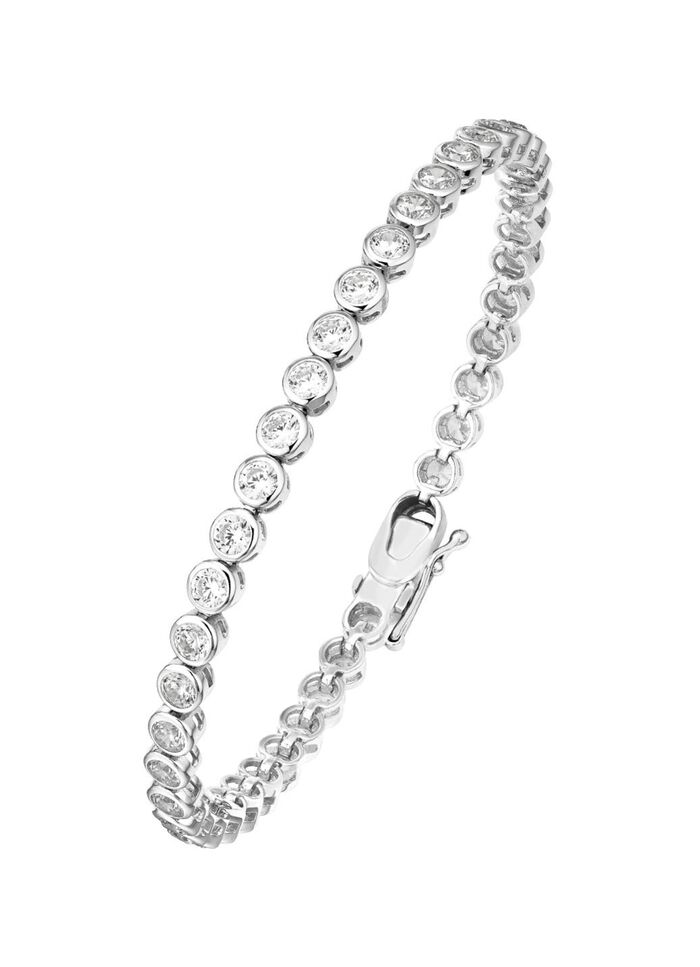 Zauberhaftes Armband mit synth. Zirkonia 