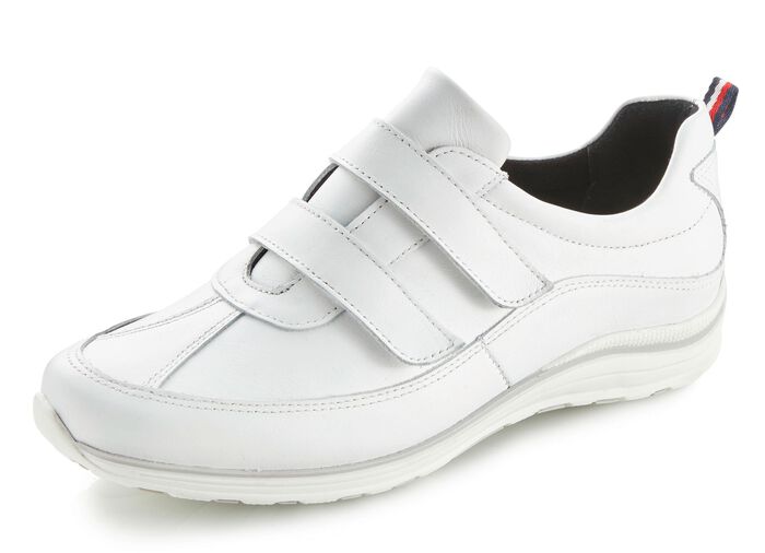 Toosoft Slipper mit verstellbaren Klettspangen WEISS