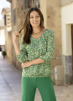 Angesagte Tunika mit hübscher Fältelung 