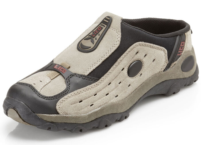 Sabot mit gummierten Einsätzen TAUPE-SCHWARZ