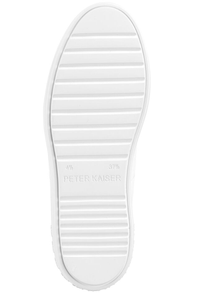 Peter Kaiser Schn&uuml;r-Sneaker aus Nappaleder WEISS