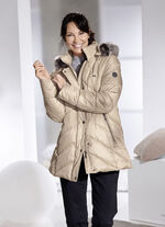 Jacke mit abnehmbarer Kapuze SAND