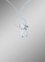 Anh&auml;nger &laquo;K&auml;tzchen&raquo; mit echten Mondsteinen 