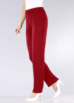 Hose mit edlem Glanz ROT