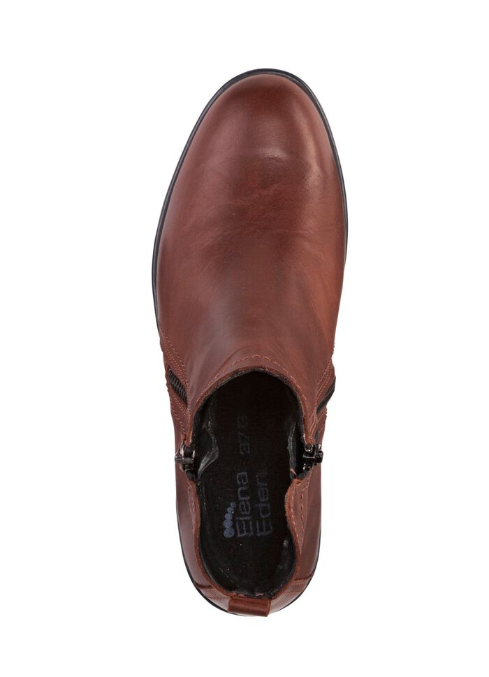ELENA EDEN, klassische Damen-Stiefeletten, Winterschuhe, Weite G, mit herausnehmbarem Fu&szlig;bett MARONE