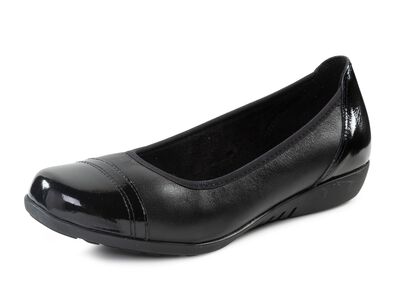 ELENA EDEN, klassische Damen-Ballerinas, Weite G, mit herausnehmbarem Fussbett 