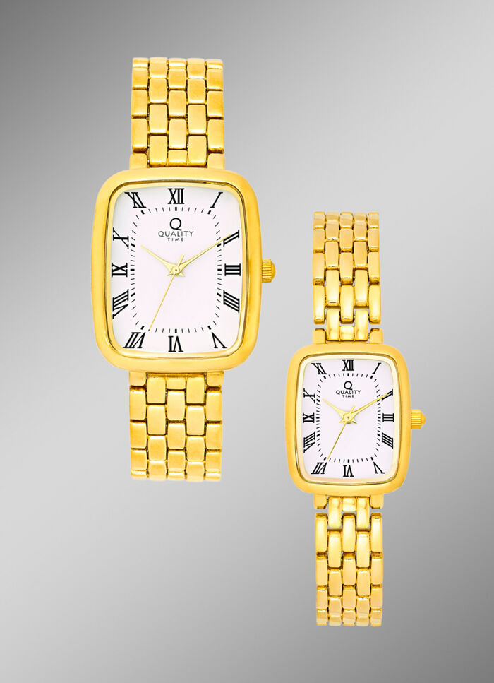 Klassische „Quality Time“-Quartz-Partneruhren 