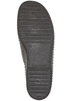 Klassische Herren-Pantoletten, mit anatomisch geformtem Fussbett SCHWARZ