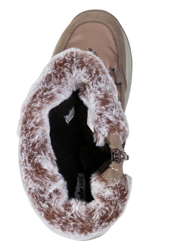 Gef&uuml;tterte Damen-Stiefel, Winterschuhe, mit Reissverschluss 