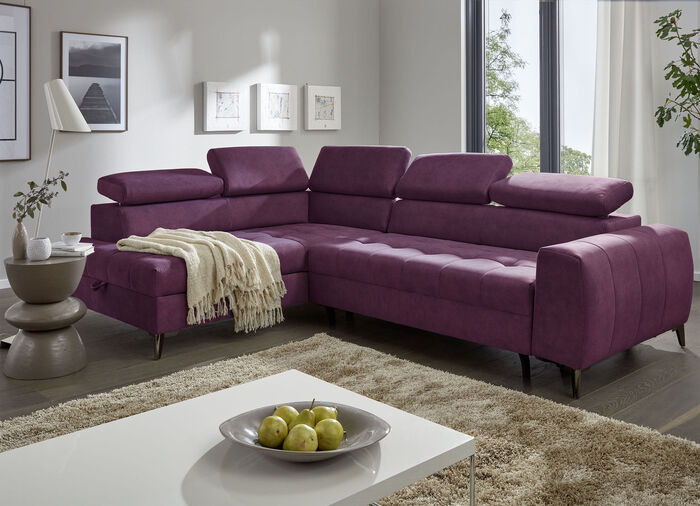 Moderne Polsterecke mit Bettfunktion BORDEAUX