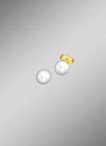 Ohrstecker mit S&uuml;sswasser-Zuchtperle, verschiedene Gr&ouml;ssen 