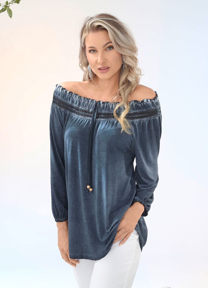 Aussergew&ouml;hnliches Shirt mit spezieller F&auml;rbetechnik in 3 Farben 