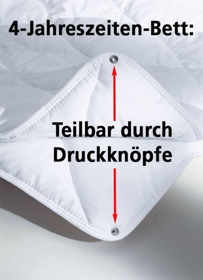 Bettwarenprogramm von fan aus reinen Naturmaterialien WEISS