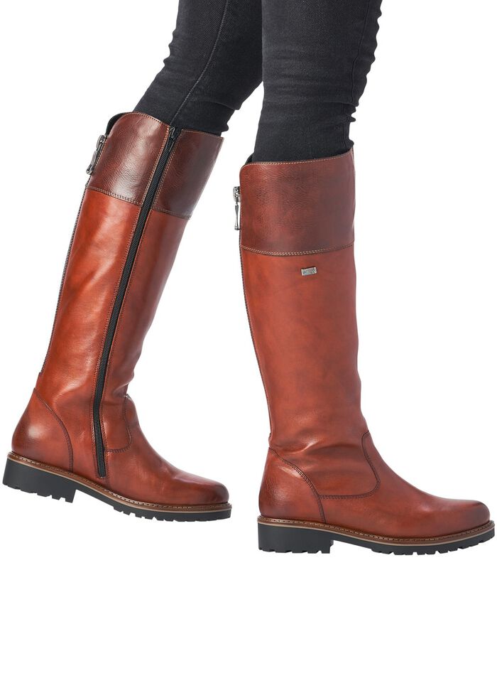 Remonte, gef&uuml;tterte Damen-Stiefel, Winterschuhe, Weite G, mit Reissverschluss 