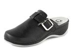 Mubb, klassische Damen-Clogs, Wete H, mit herausnehmbarem Fussbett SCHWARZ