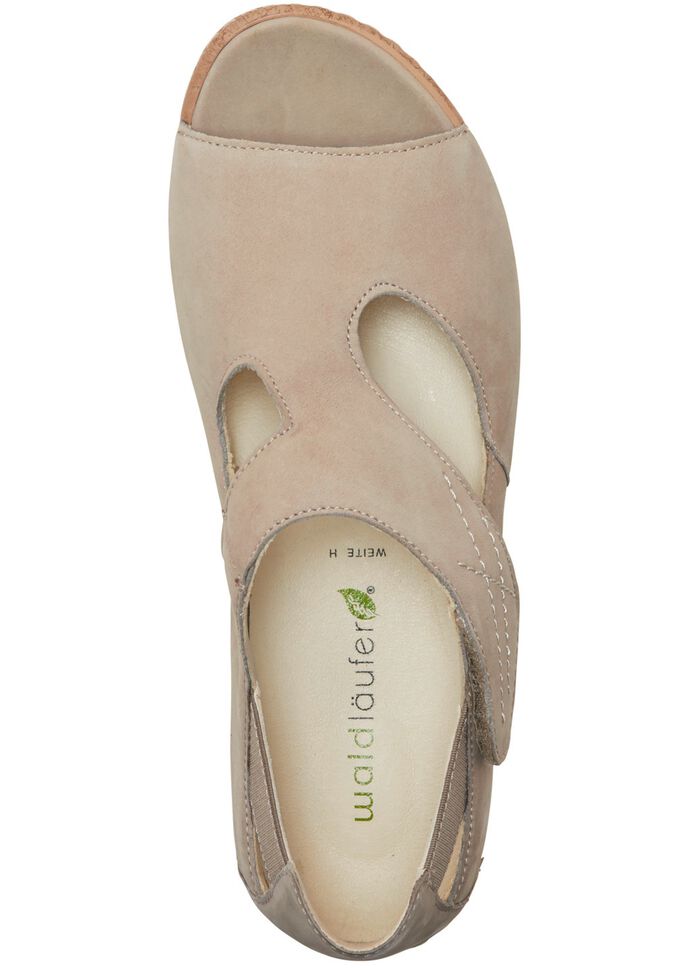 Waldl&auml;ufer, bequeme Damen-Sandalen, Weite H, mit herausnehmbarem Fussbett 