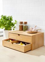 Schubladen-Schr&auml;nkchen aus Bambus 