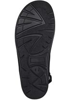 Waldl&auml;ufer, bequeme Damen-Sandalen, Weite H, mit herausnehmbarem Fussbett SCHWARZ