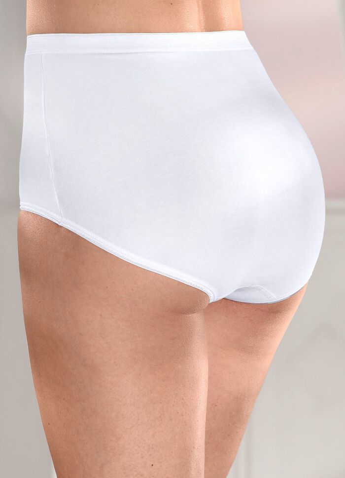 brio lingerie F&uuml;nferpack Slips mit elastischen Abschl&uuml;ssen 