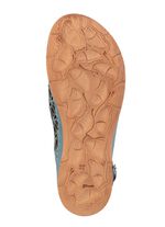 Gemini Sandale aus perforiertem, gepr&auml;gtem Nappaleder 