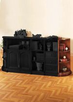 Teilmassive M&ouml;belserie mit Echtholzfurnier NUSSBAUM