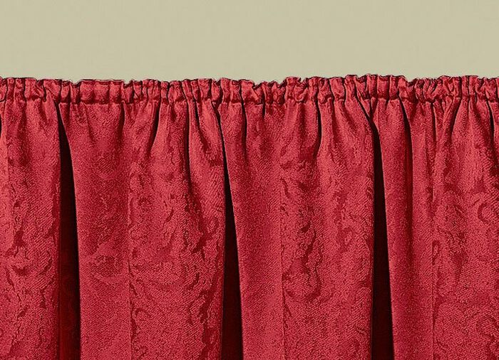 Tag/Nachtvorhang in verschiedenen Farben und Ausf&uuml;hrungen ROT