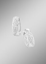 Creolen mit Diamanten 