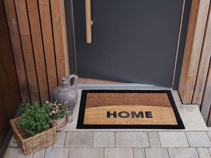 Fussmatte mit rutschhemmender R&uuml;ckseite 