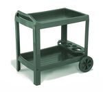 Servierwagen mit integriertem Flaschenhalter 