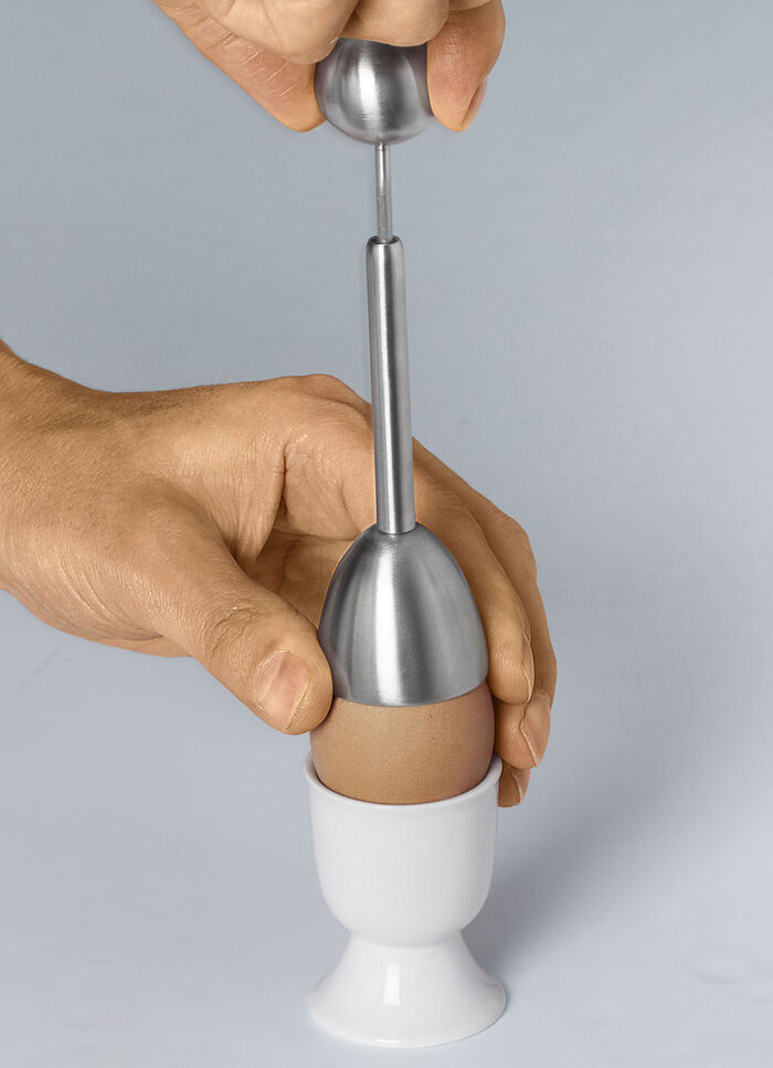 Eiköpfer-Set, 3-teilig, aus rostfreiem Edelstahl