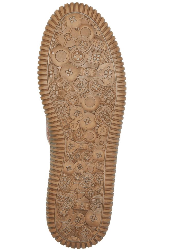 Gemini Slipper aus Rind-Nappaleder COGNAC