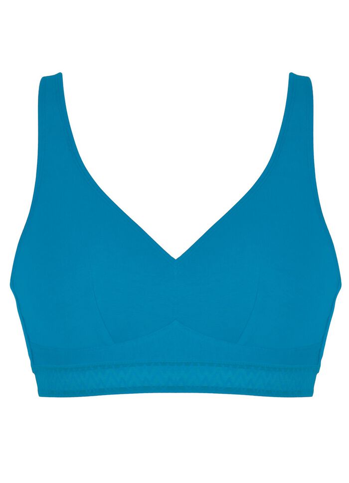 Naturana Zweierpack BH mit dekorativem Elastikband 