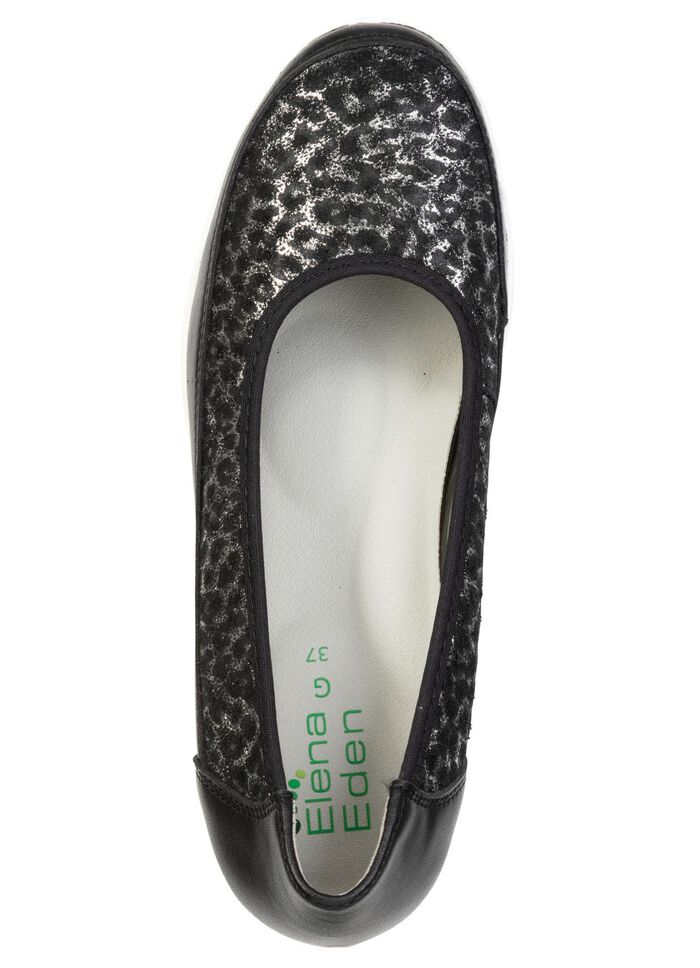 ELENA EDEN, bequeme Damen-Ballerinas, Weite G, mit herausnehmbarem Fussbett 