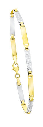 Feines Armband in Bicolor 