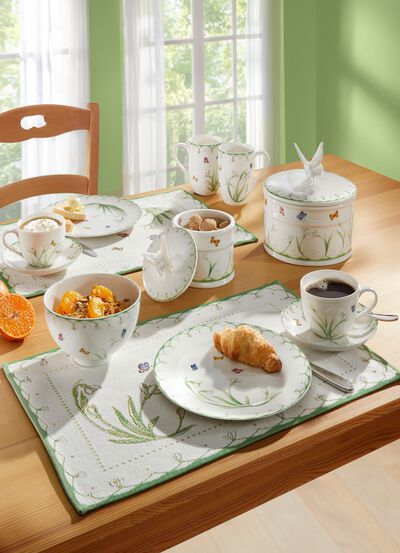 Gedeck-Serie &laquo;Colourful Spring&raquo;- Fr&uuml;hst&uuml;cksteller 