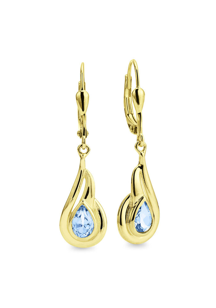 Ohrringe mit Blautopas 